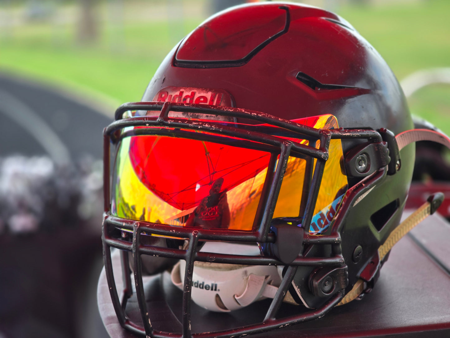 3.0 Revo Clear Red Visor (Exclusively for Riddell SpeedFlex)