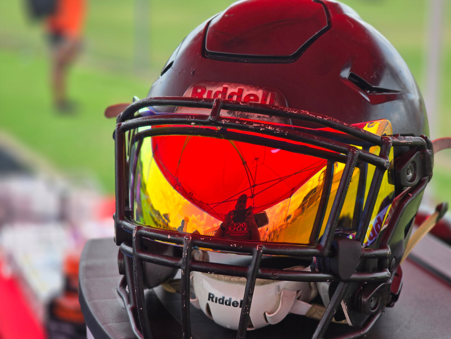 3.0 Revo Clear Red Visor (Exclusively for Riddell SpeedFlex)