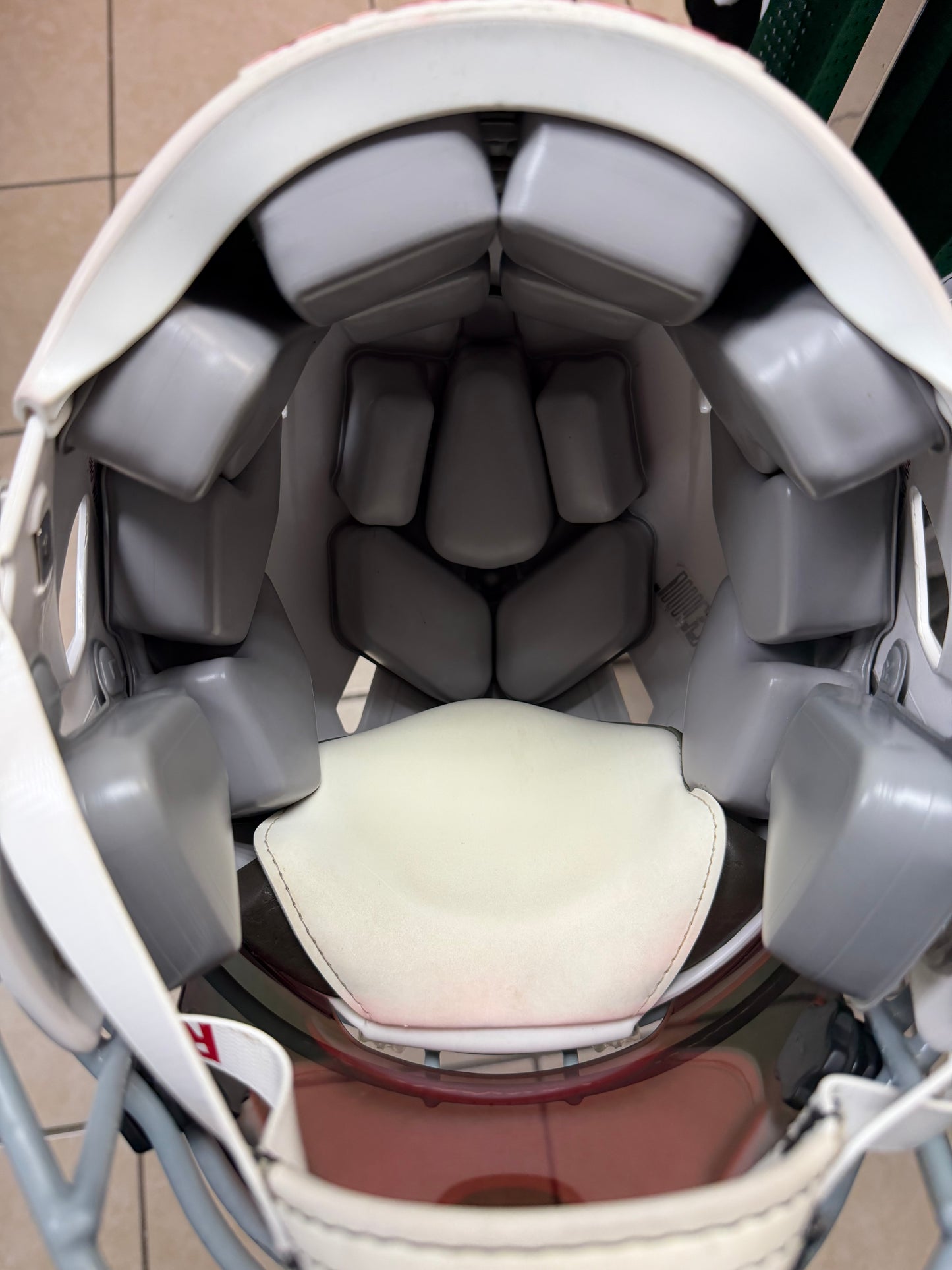 Used Riddell Speed Youth Football Helmet with Oakley Visor(Size Large)