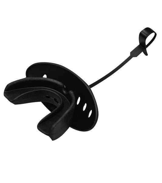 BOIL-AND-BITE STRAPPED MOUTHGUARD W/LIP PROTECTOR