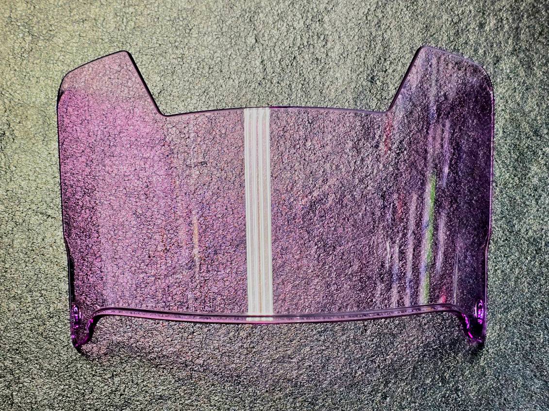 Clear Purple Visor
