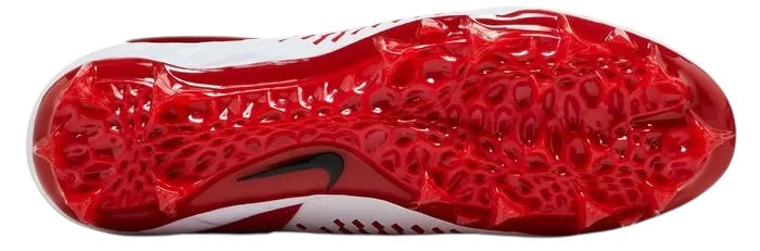 Nike Alpha Menace Pro 2 Mid Red and White Cleat