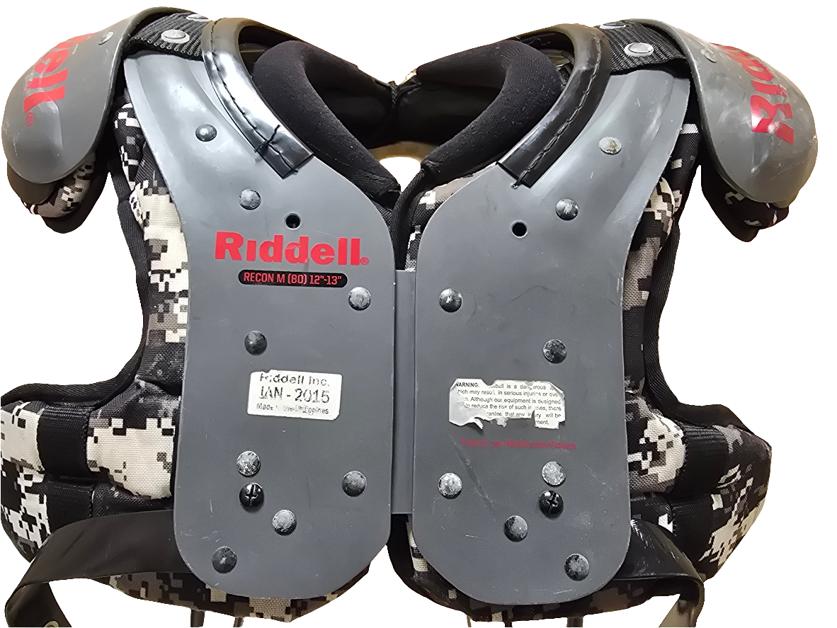 Used Riddell Youth Shoulder Pads Size Medium