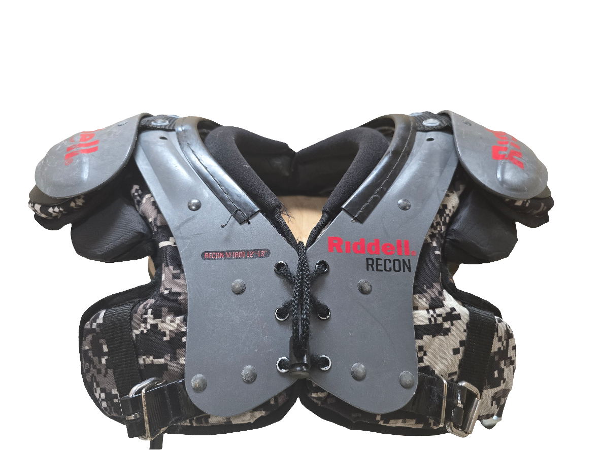 Used Riddell Youth Shoulder Pads Size Medium