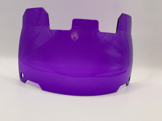 Clear Purple Scoop Visor