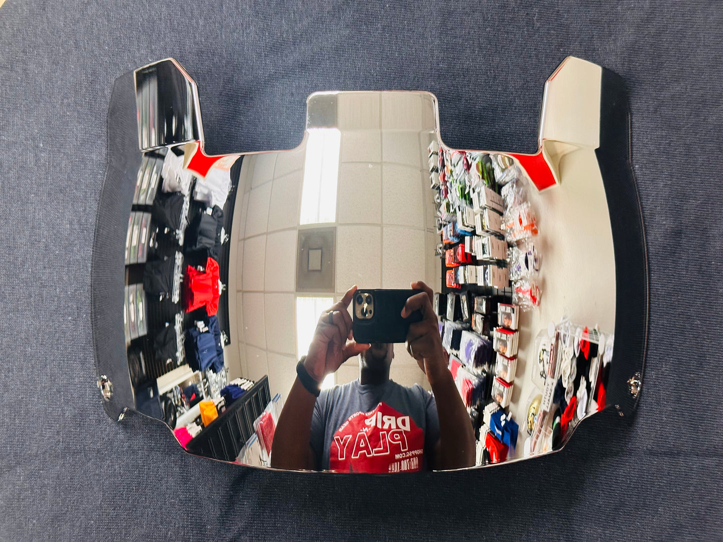 Clear Mirror Scoop Visor
