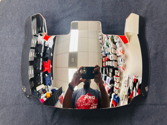 Clear Mirror Scoop Visor