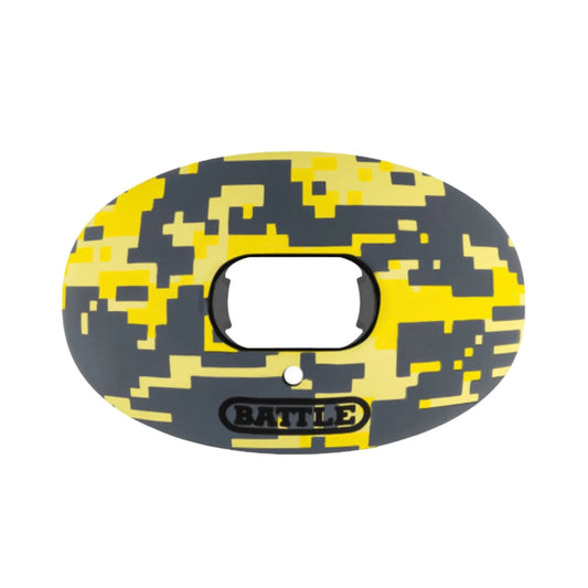 Yellow "Camo" Oxygen Football Mouthguard