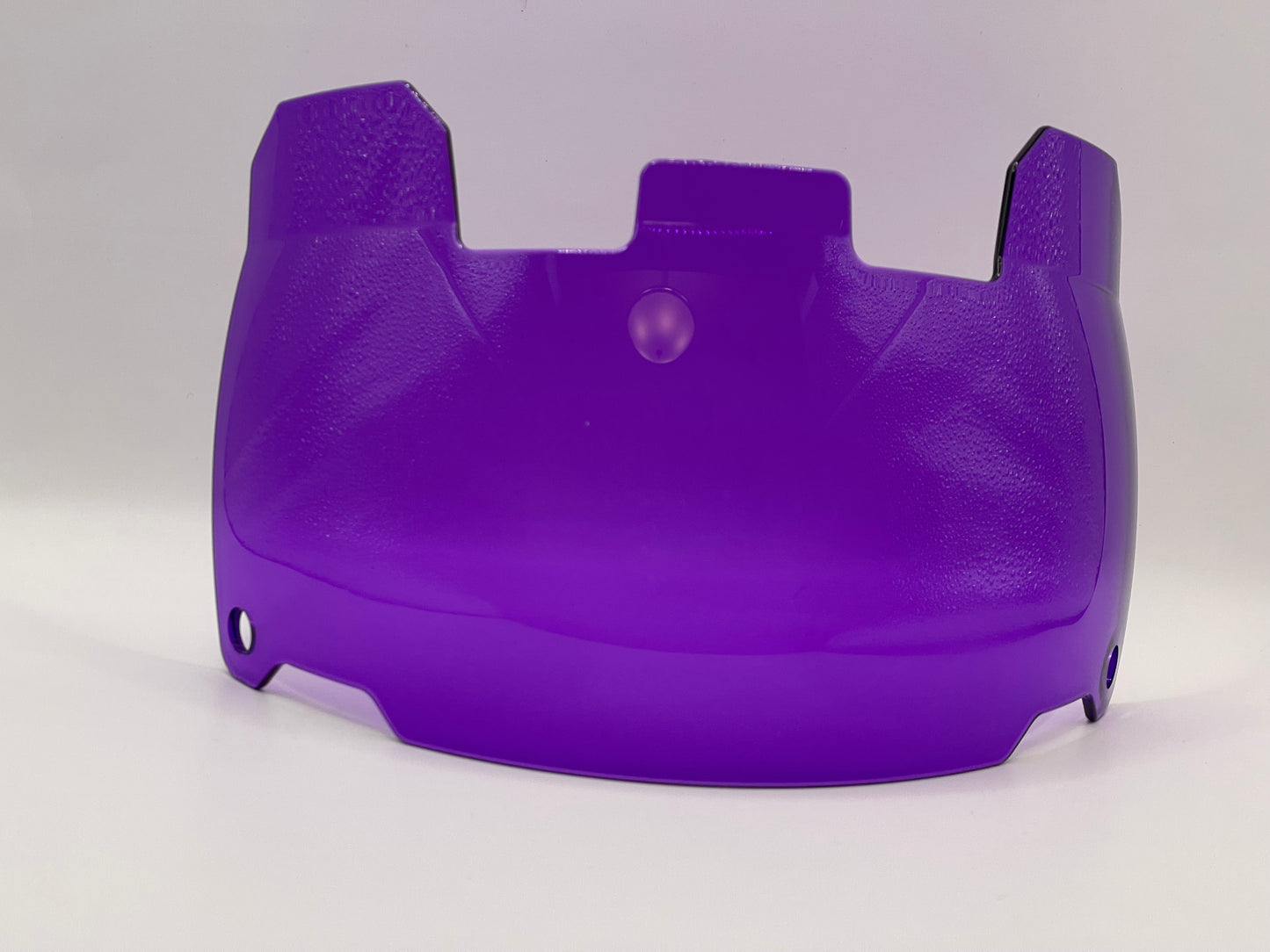 Clear Purple Scoop Visor