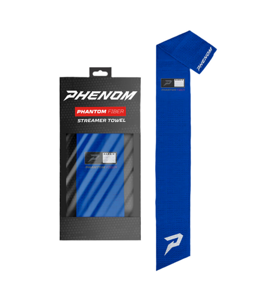 Royal Blue 'Phantom Fiber' Streamer Towel by Phenom Elite