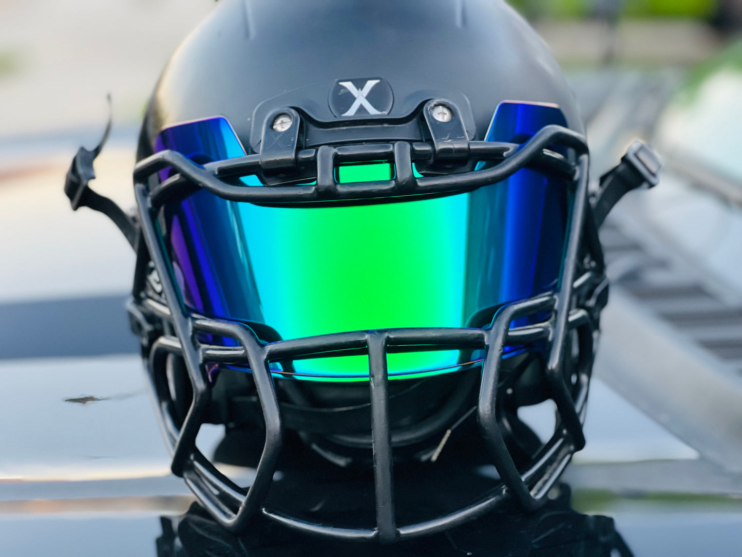 Revo Green Football Visor