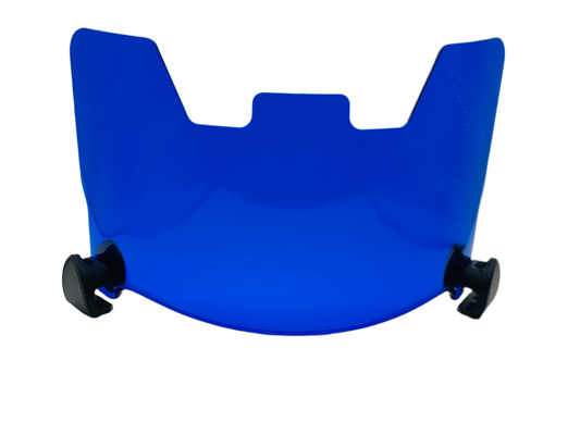 Blue Clear Visor
