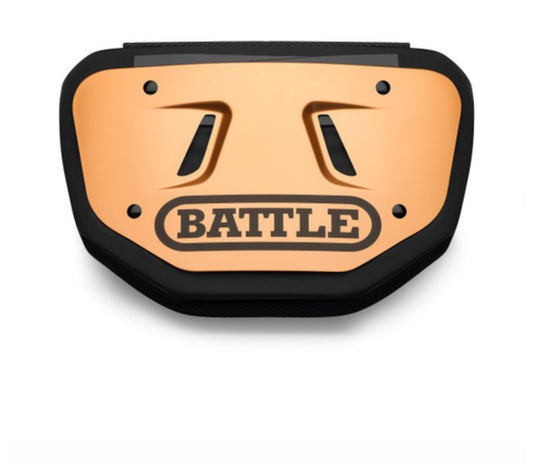 Battle Copper Football Back Plate - Adult & Youth