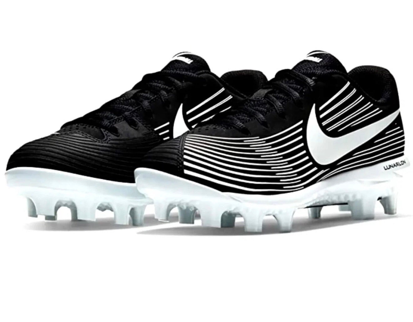 Nike Lunarlon Womens Black/White Softball Cleats