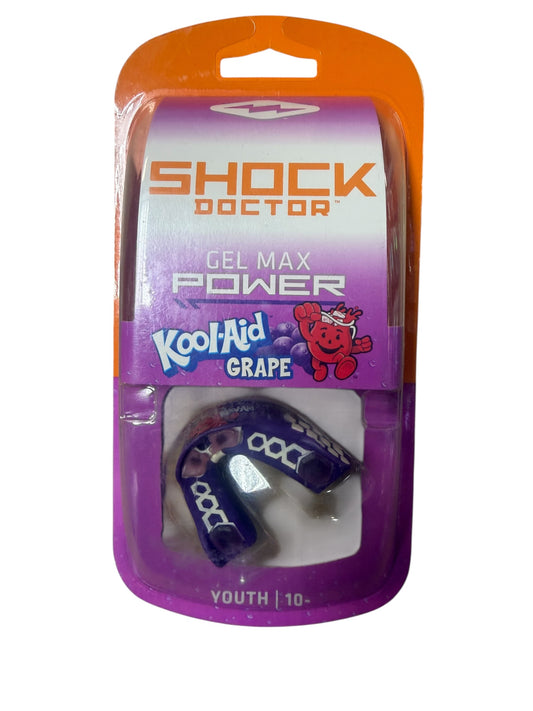 Discounted Grape Kool Aid Shock Doctor Gel Max Power Mouthguard