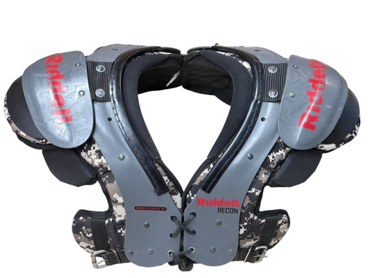 Used Riddell Youth Football Shoulder Pads Size-X-Large