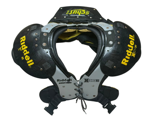 Used Riddell Football Shoulder Pads Size Youth Large