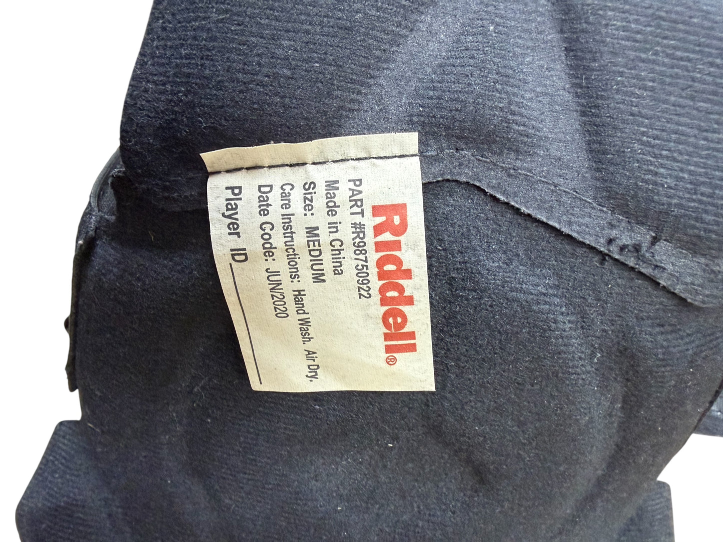 Used Riddell Victor Helmet Liner -Size Medium
