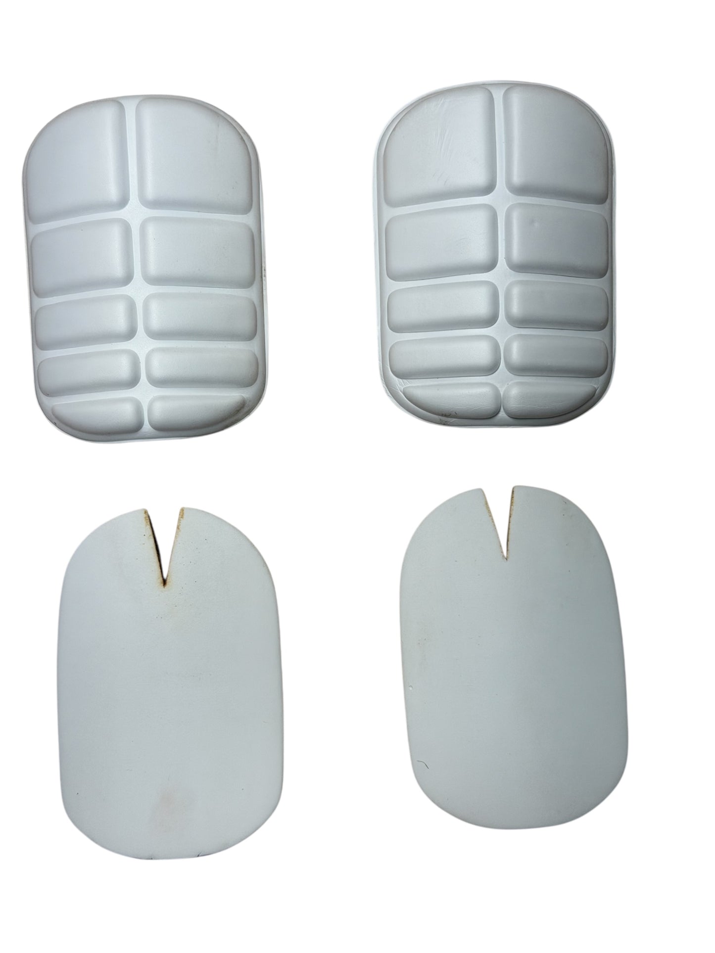 Used Football 4 Piece Slotted Pad Set - 2 Knee, 2 Thigh