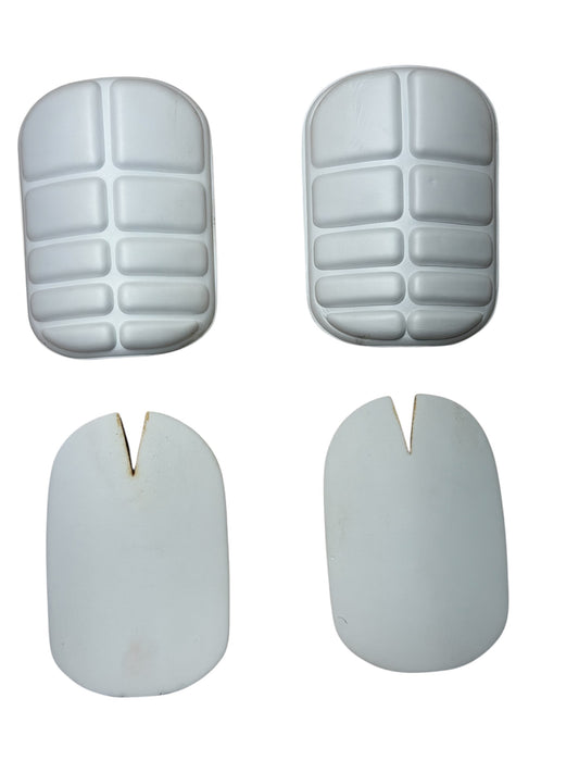 Used Football 4 Piece Slotted Pad Set - 2 Knee, 2 Thigh