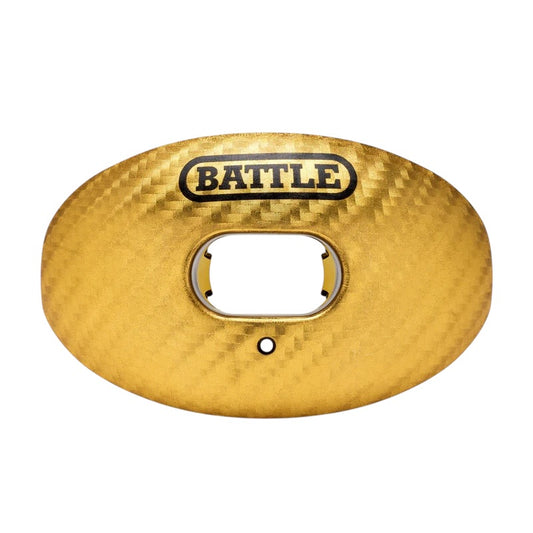 Carbon Gold Oxygen Football Mouthguard