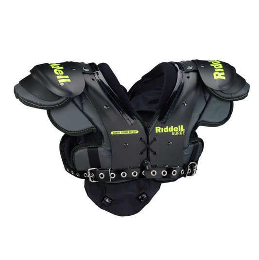 New Riddell Surge Youth Football Shoulder Pad Black/Volt, Small