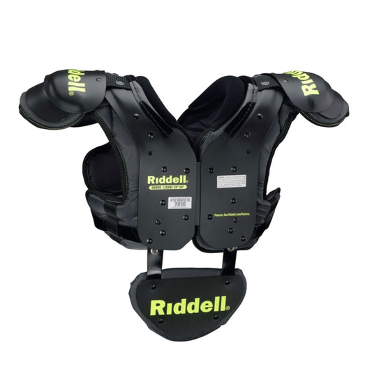 New Riddell Surge Youth Football Shoulder Pad Black/Volt, Small