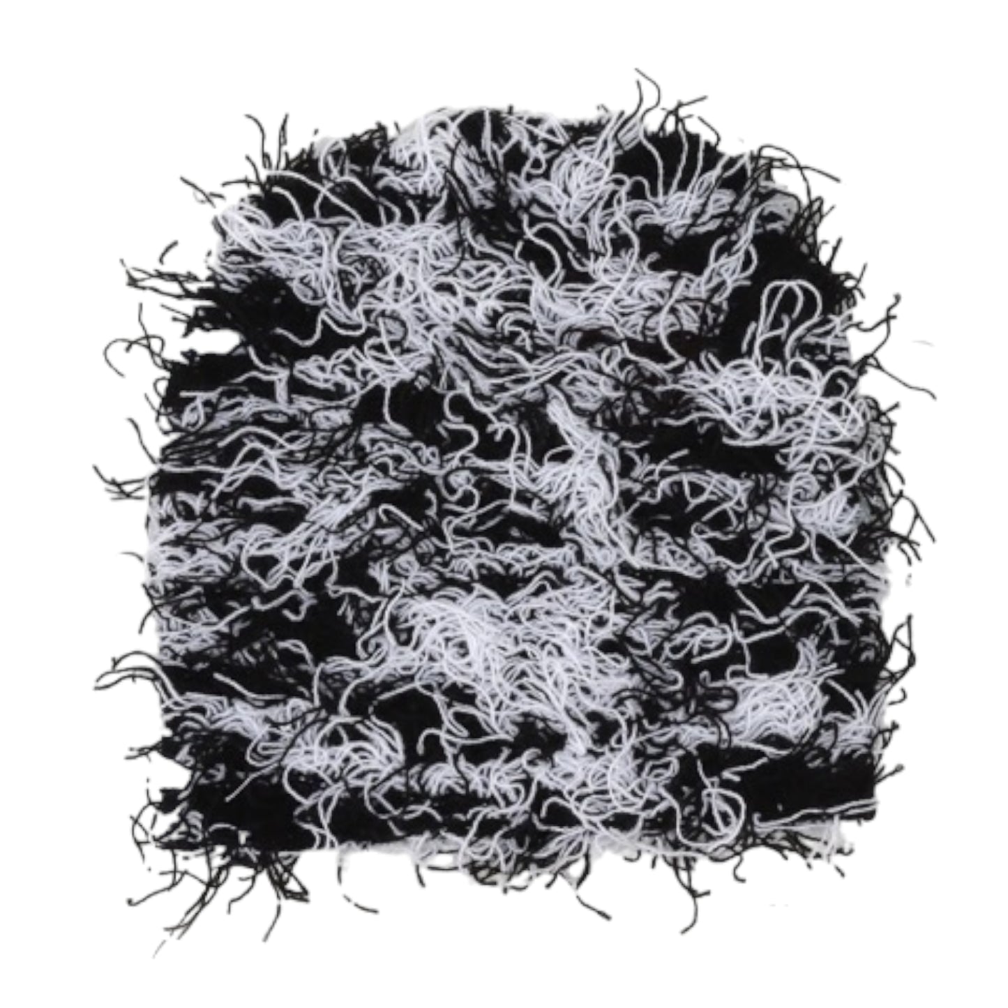 Knitted Distressed Beanie Fuzzy Hat