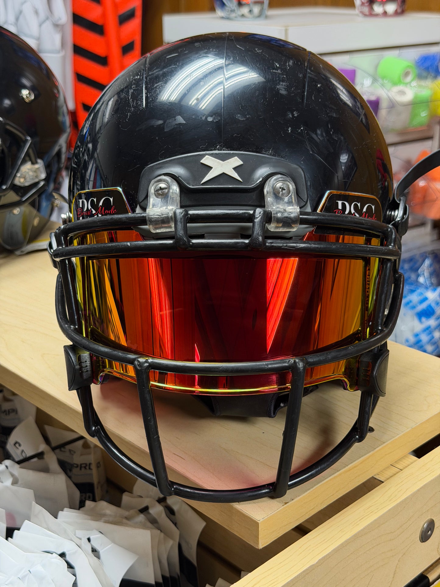 Used Xenith Youth Football Helmet with Visor (Large)