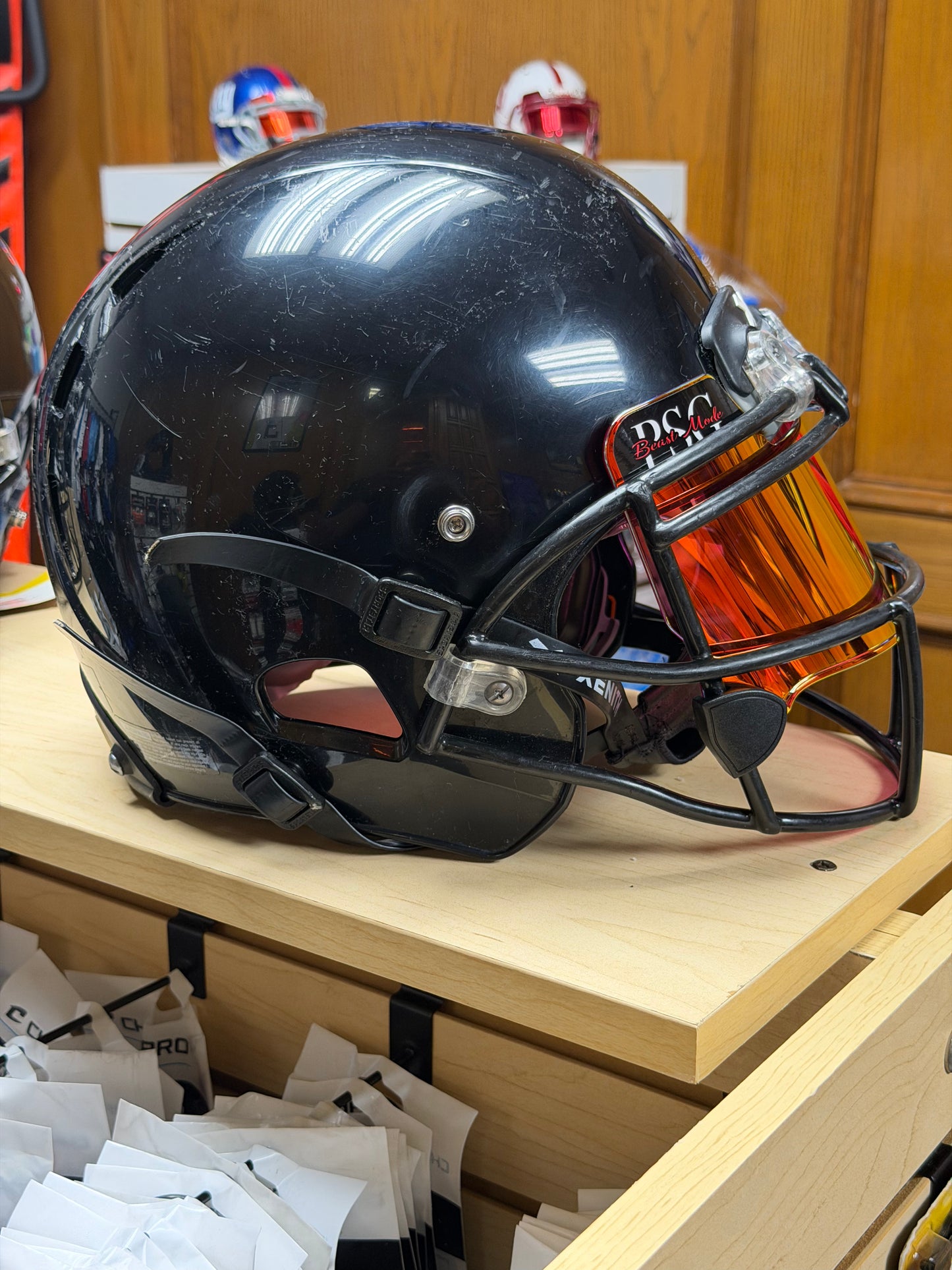 Used Xenith Youth Football Helmet with Visor (Large)