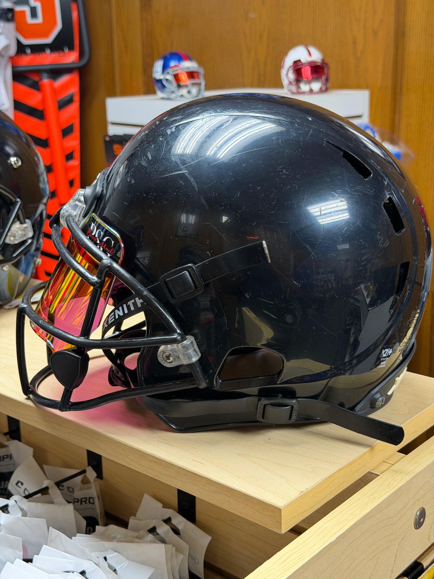 Used Xenith Youth Football Helmet with Visor (Large)