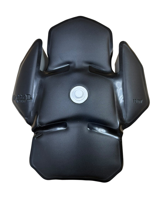 Used Riddell SpeedFlex Football Helmet Gray Crown Bladder Pad Medium / Large