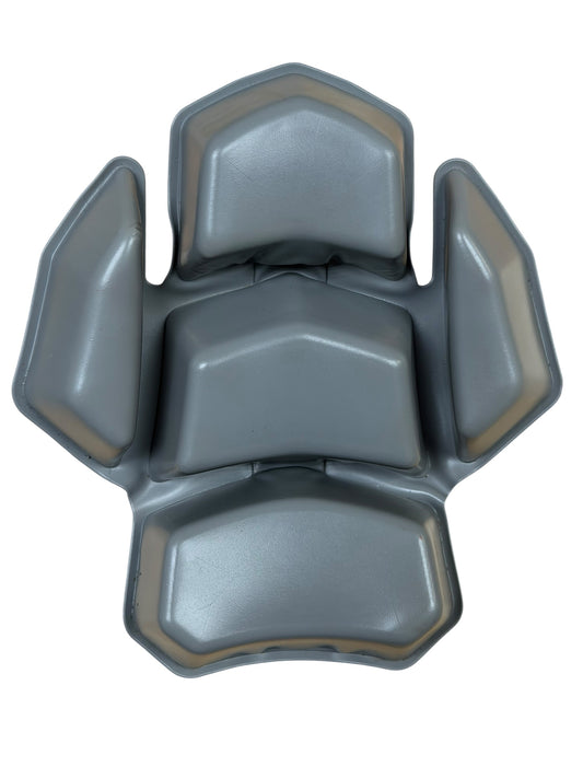 Used Riddell SpeedFlex Football Helmet Gray Crown Bladder Pad Medium / Large