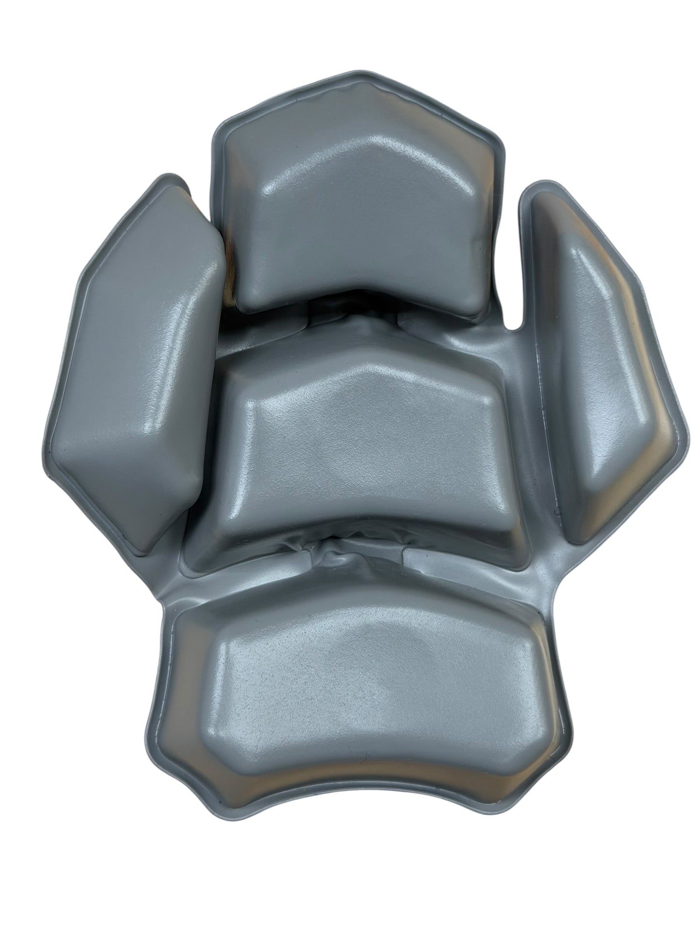 Used Riddell SpeedFlex Football Helmet Gray Crown Bladder Pad Medium / Large