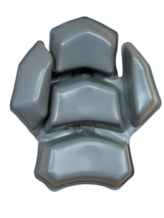 Used Riddell SpeedFlex Football Helmet Gray Crown Bladder Pad Medium / Large