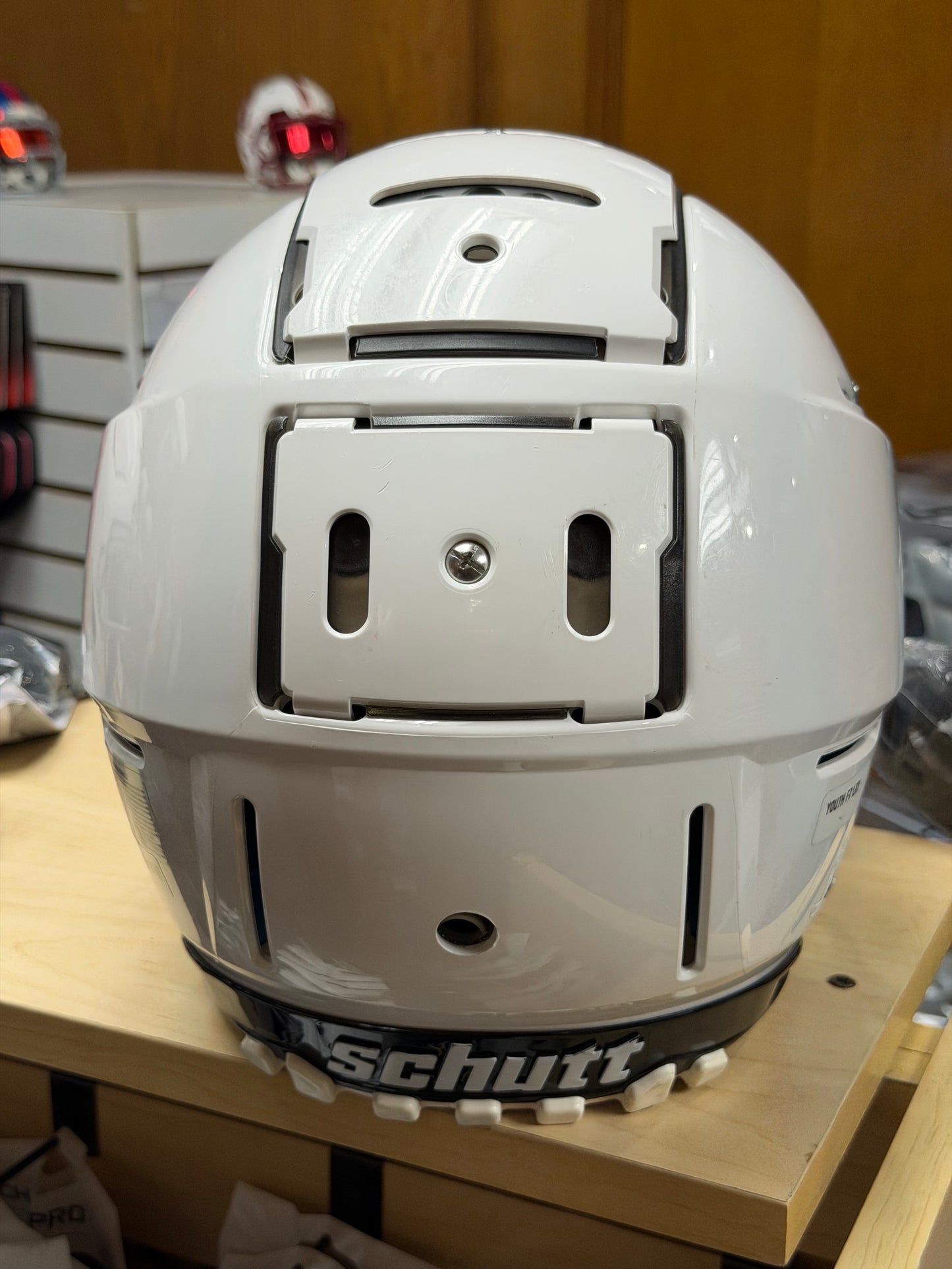 Used Schutt F7 LX1 Football Helmet with Visor (Size Youth Large)
