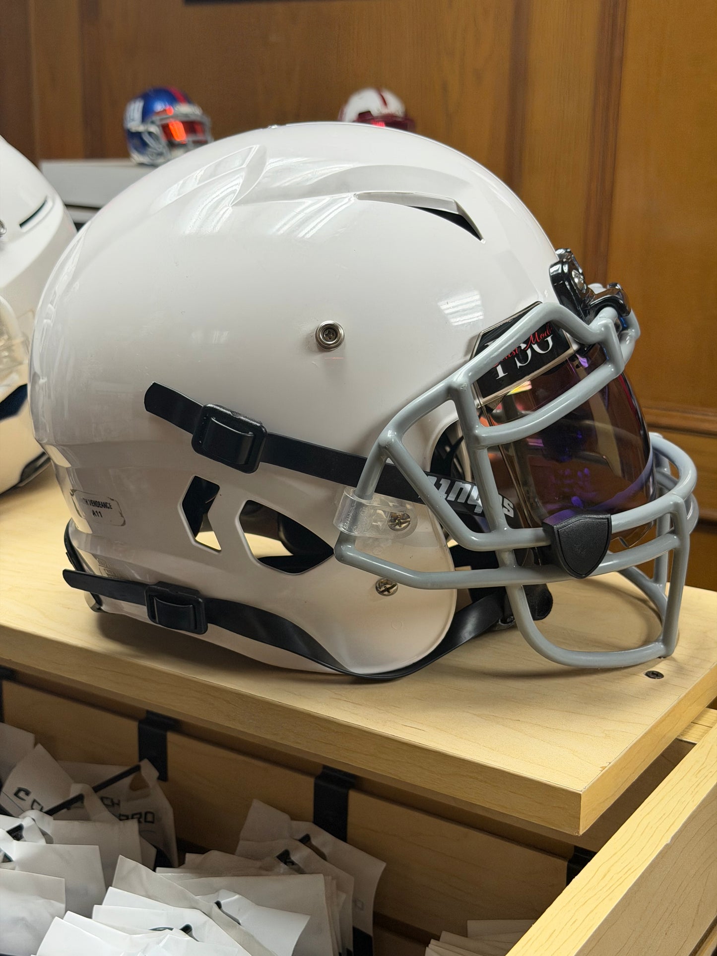 Used Schutt Youth Football Helmet with Visor (Large)