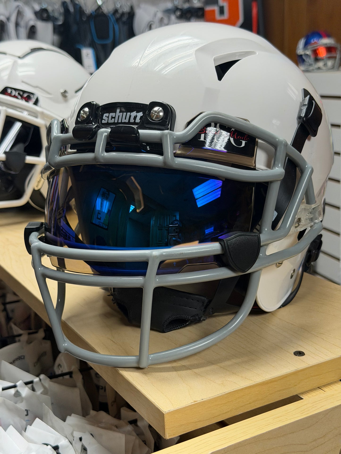 Used Schutt Youth Football Helmet with Visor (Large)