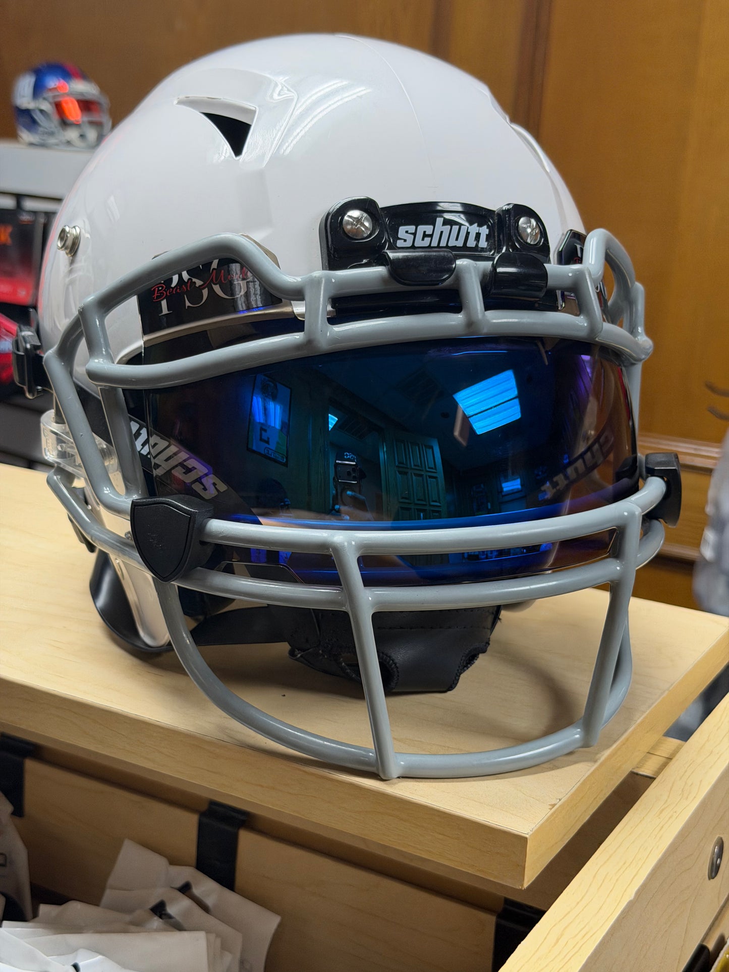 Used Schutt Youth Football Helmet with Visor (Large)