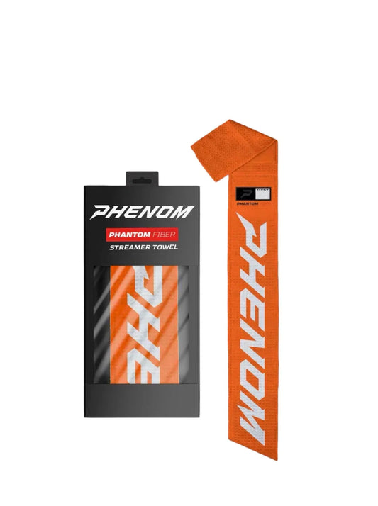 Orange 'Phantom Fiber' Streamer Towel by Phenom Elite