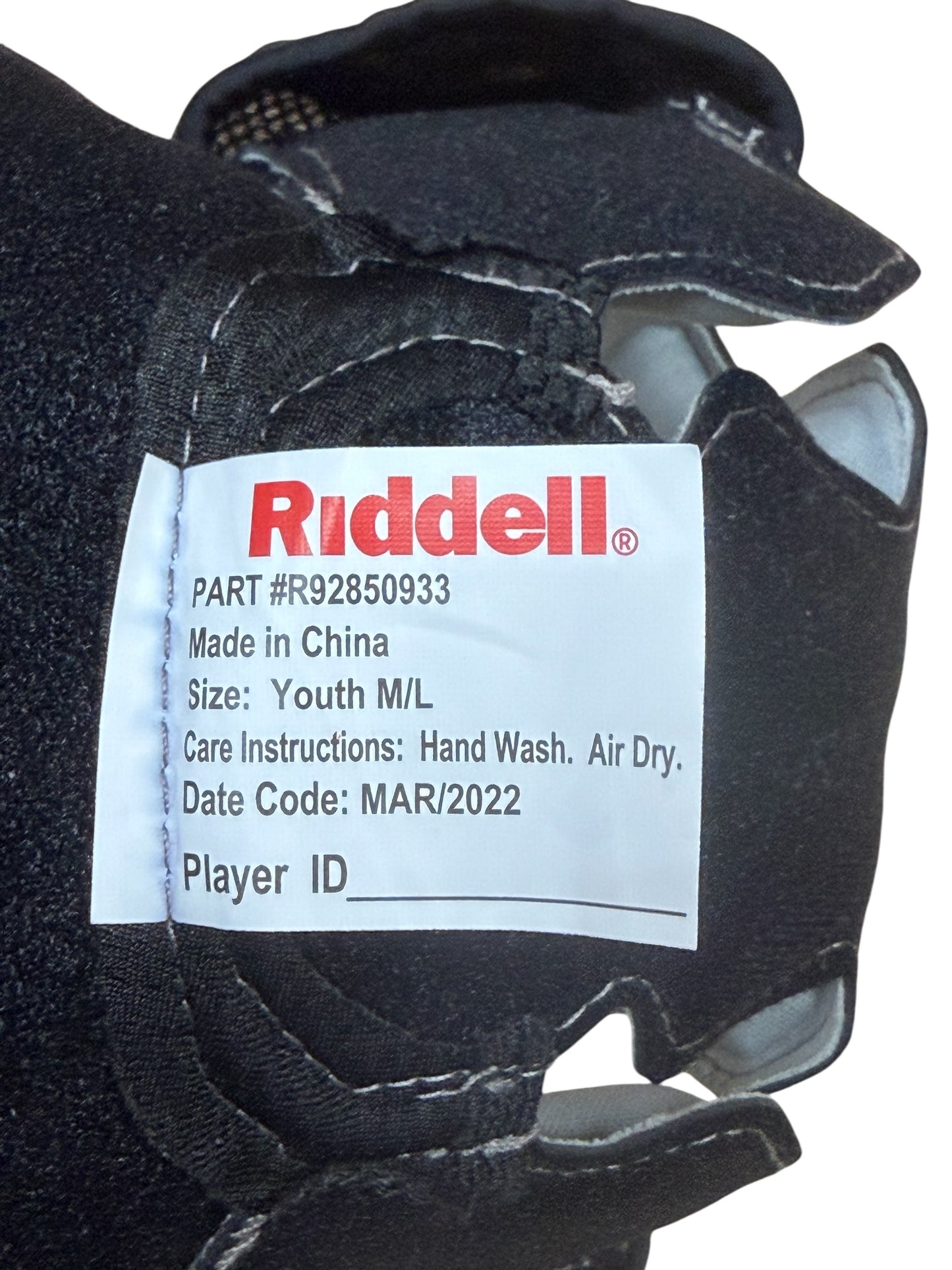 Used Riddell SpeedFlex Football Helmet Black Inner Liner (Size Youth M/L)